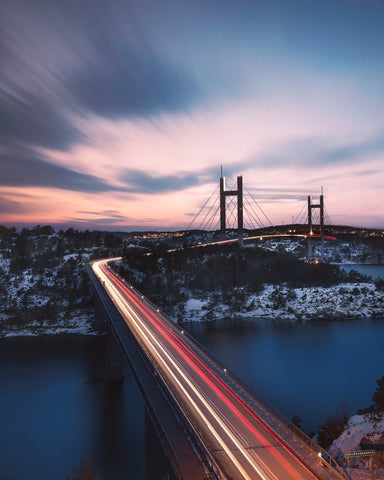 Night Bridge Lights