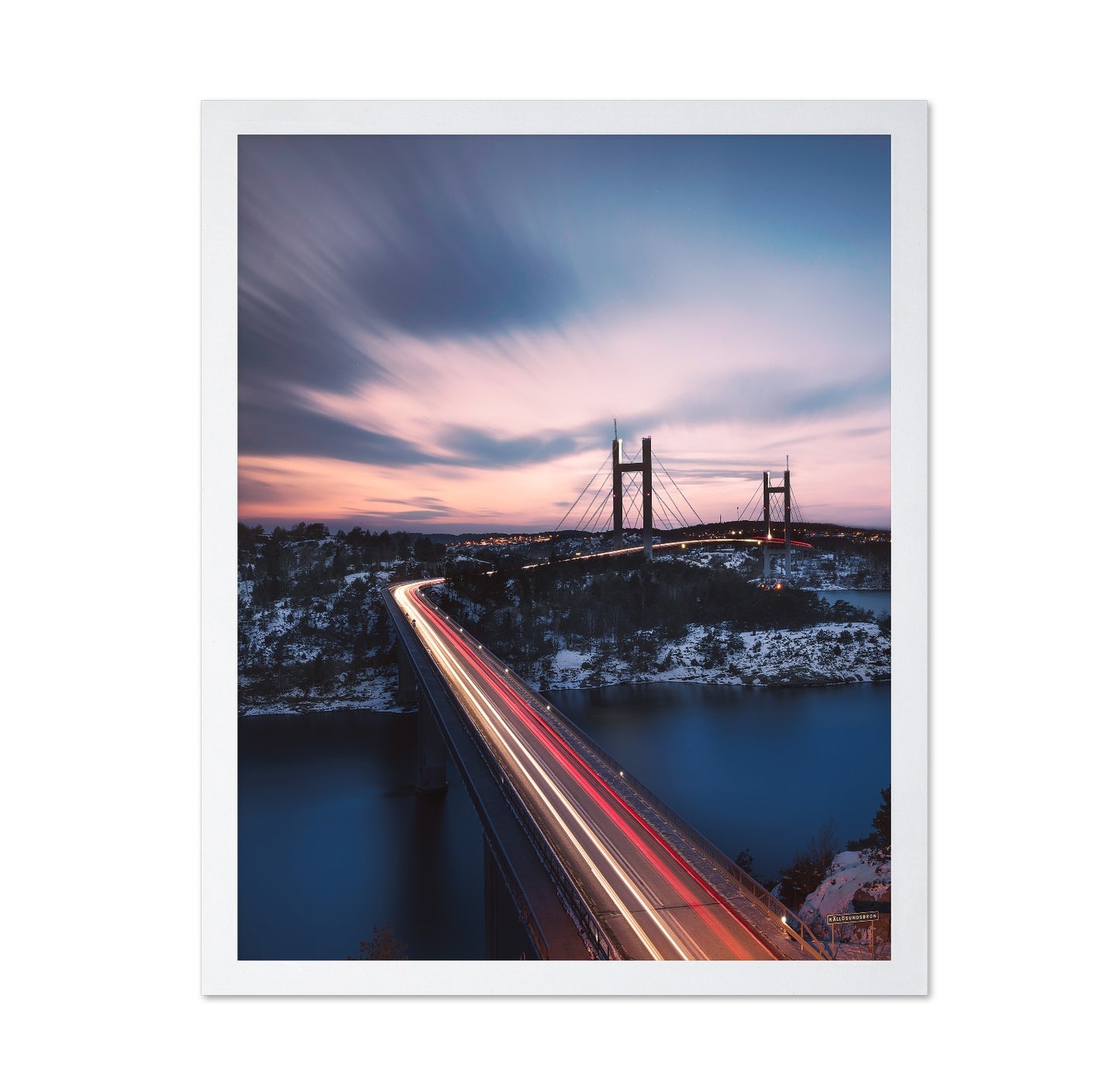 Night Bridge Lights