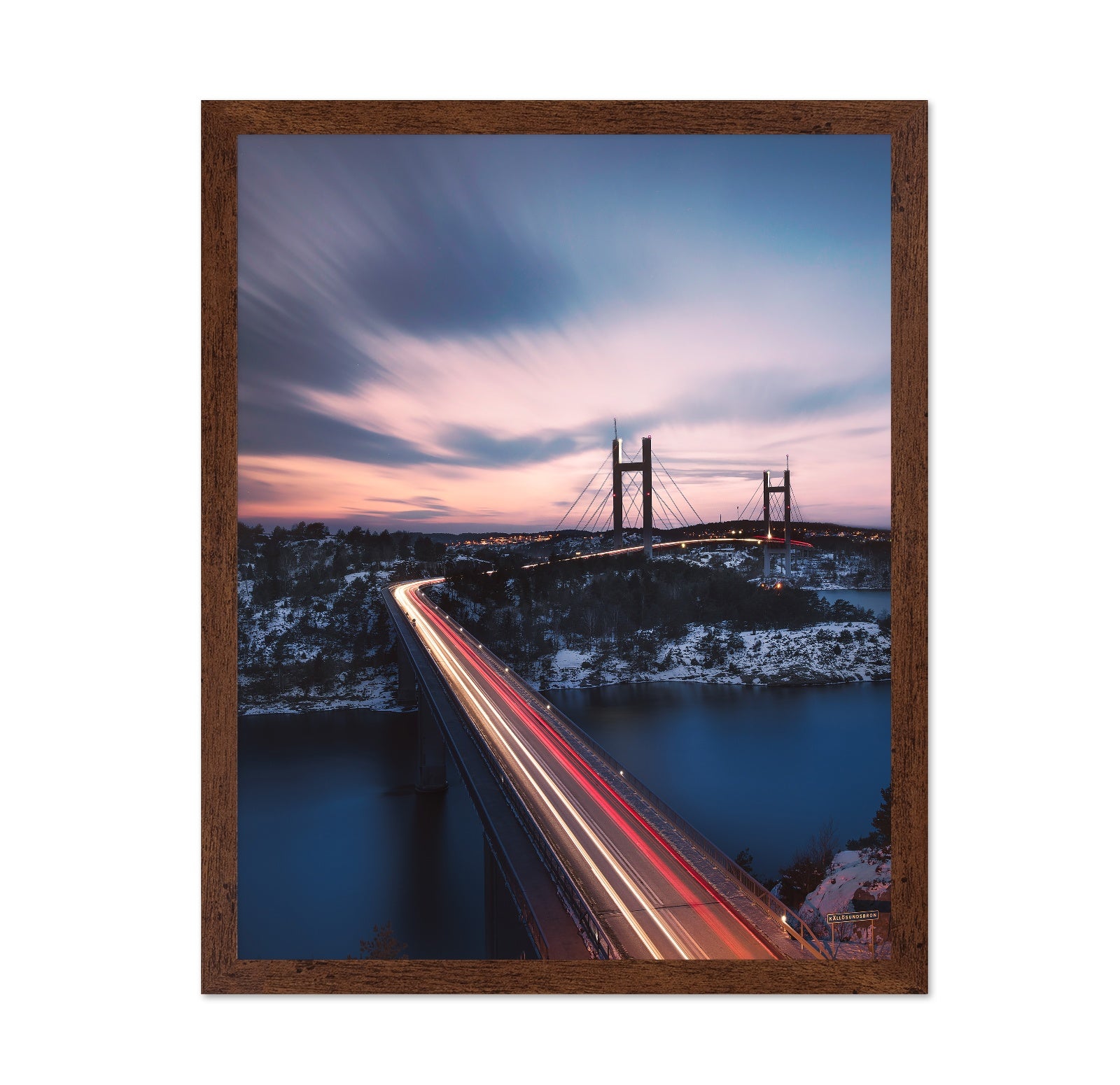 Night Bridge Lights