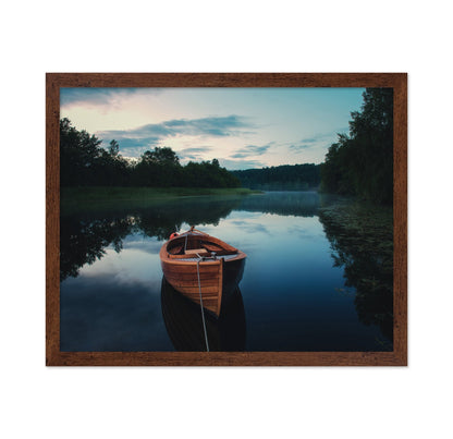 Lake Boat Reflection