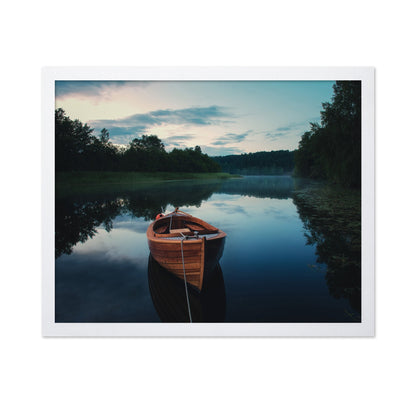 Lake Boat Reflection
