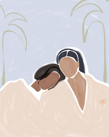 Relaxing Couple Art