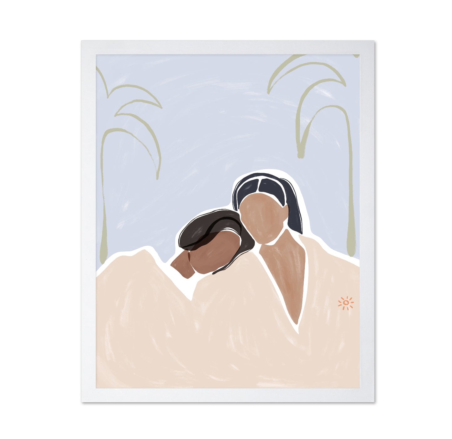 Relaxing Couple Art
