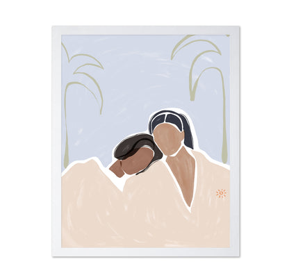 Relaxing Couple Art