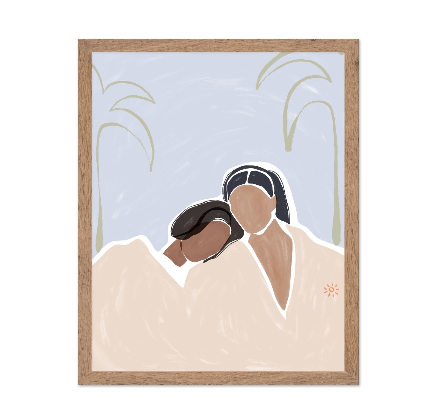 Relaxing Couple Art