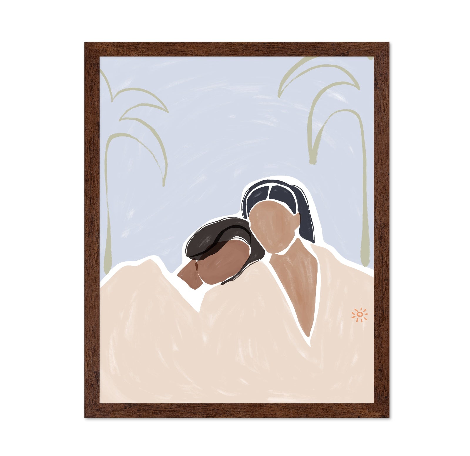 Relaxing Couple Art