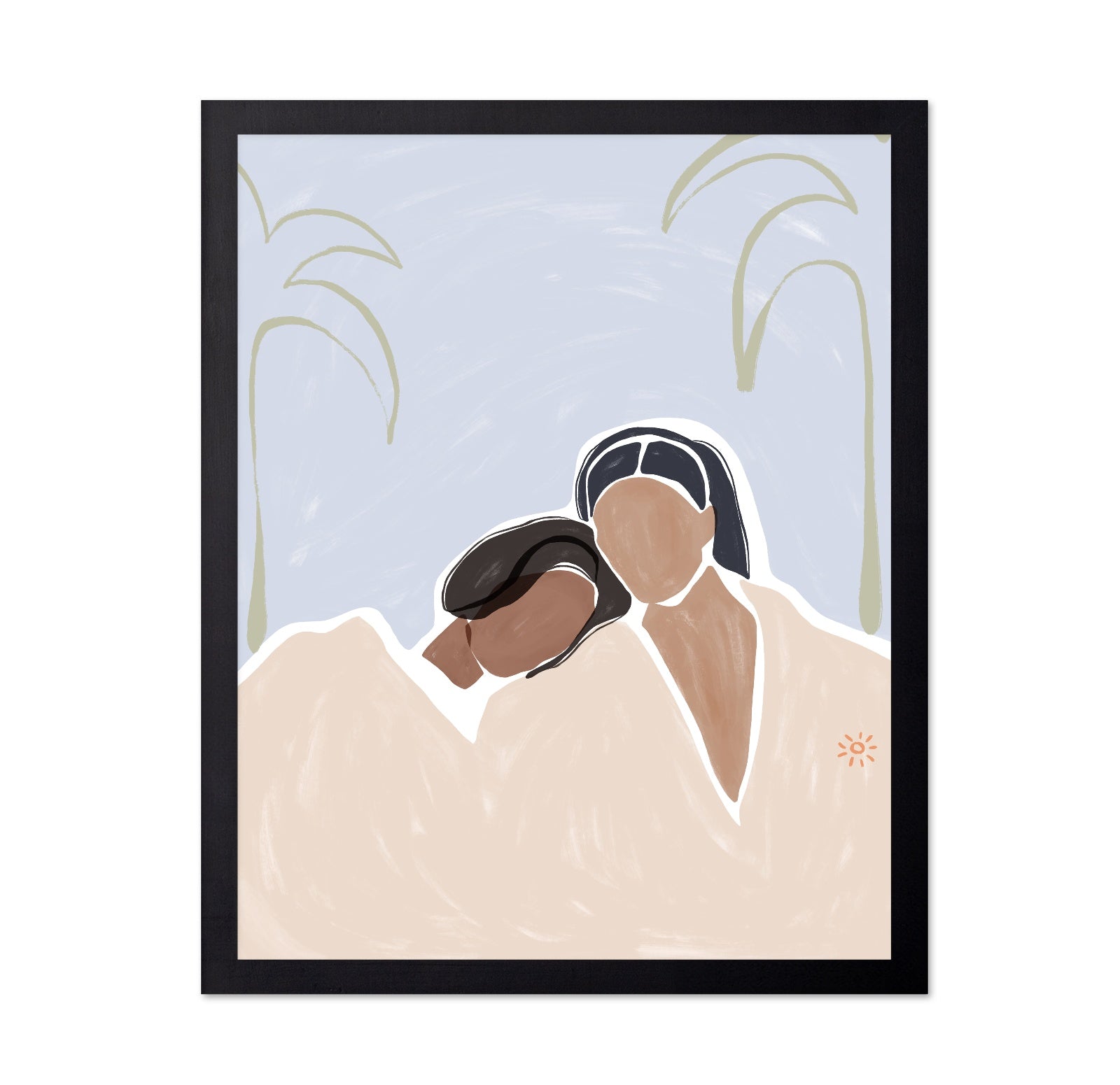 Relaxing Couple Art