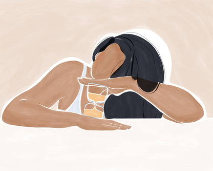 Relaxed Woman Pose