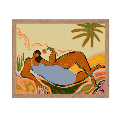 Tropical Recline Woman