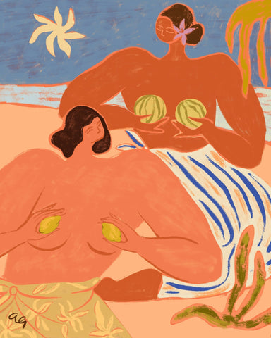 Beach Fruit Figures