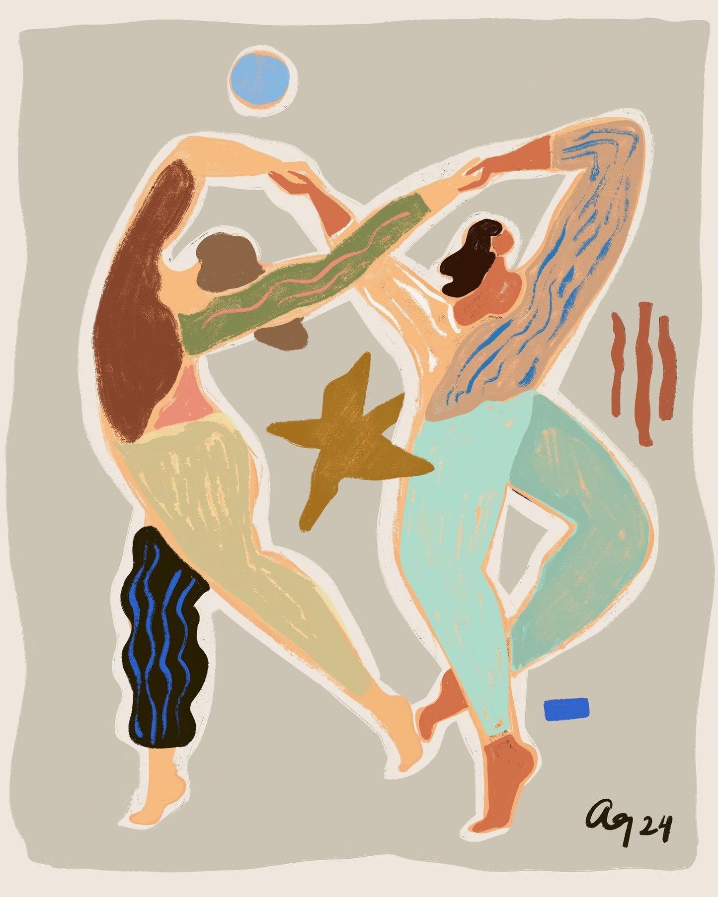 Dancing Figures Duo