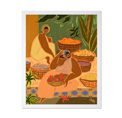 Market Harvest Scene