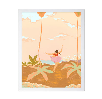Dancing Beach Woman
