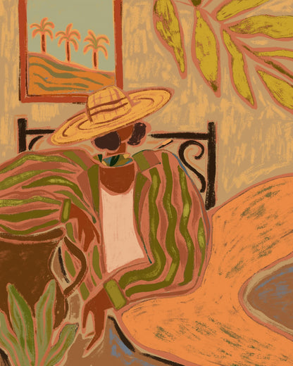 Striped Jacket Figure