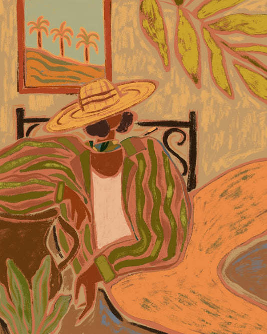 Striped Jacket Figure
