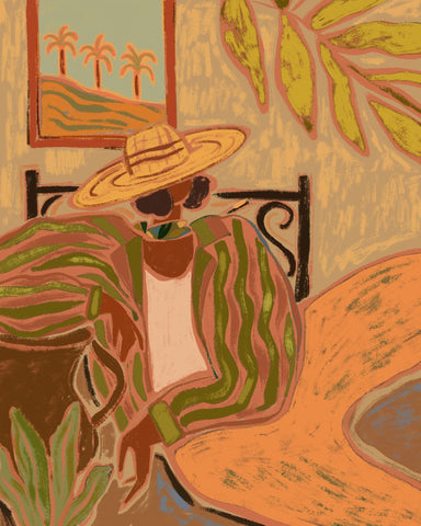 Striped Jacket Figure