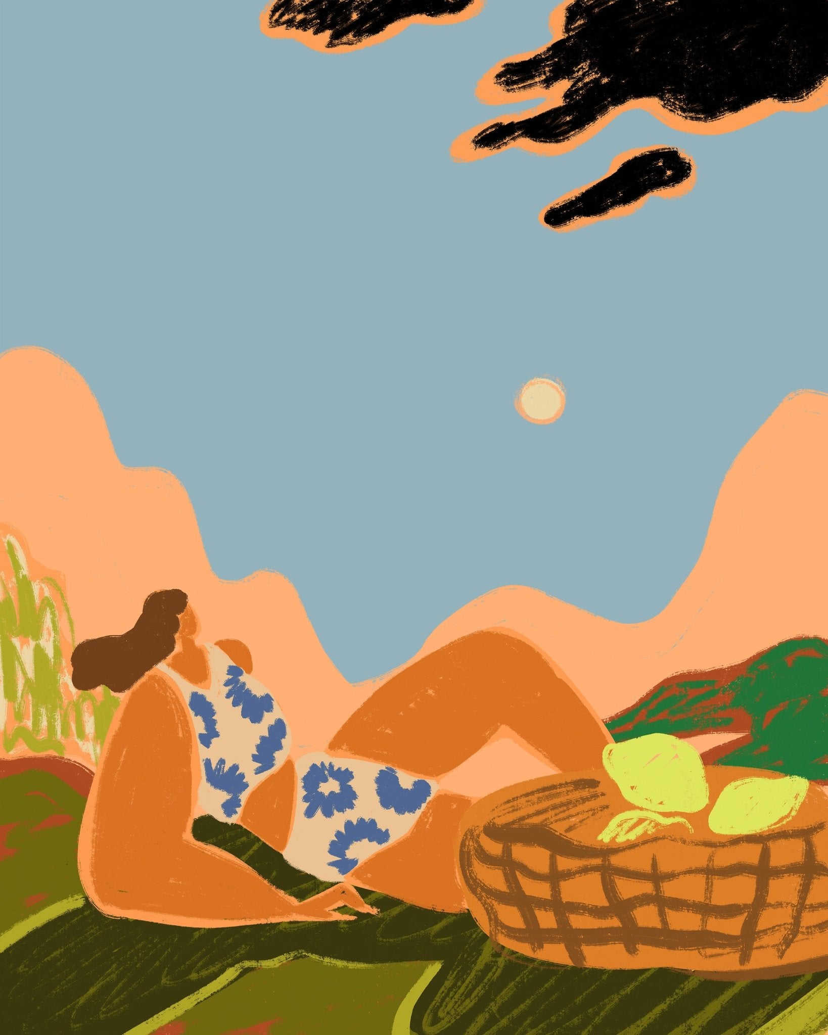 Relaxed Summer Scene