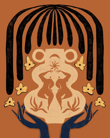 Sacred Mirror Vase