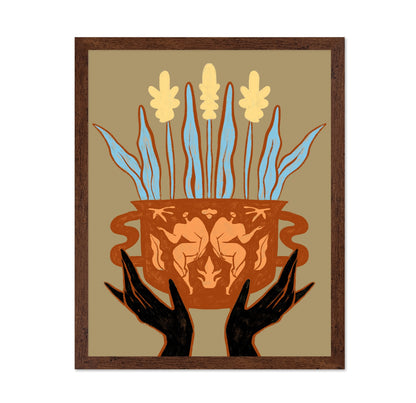 Twin Figure Planter