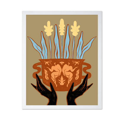 Twin Figure Planter