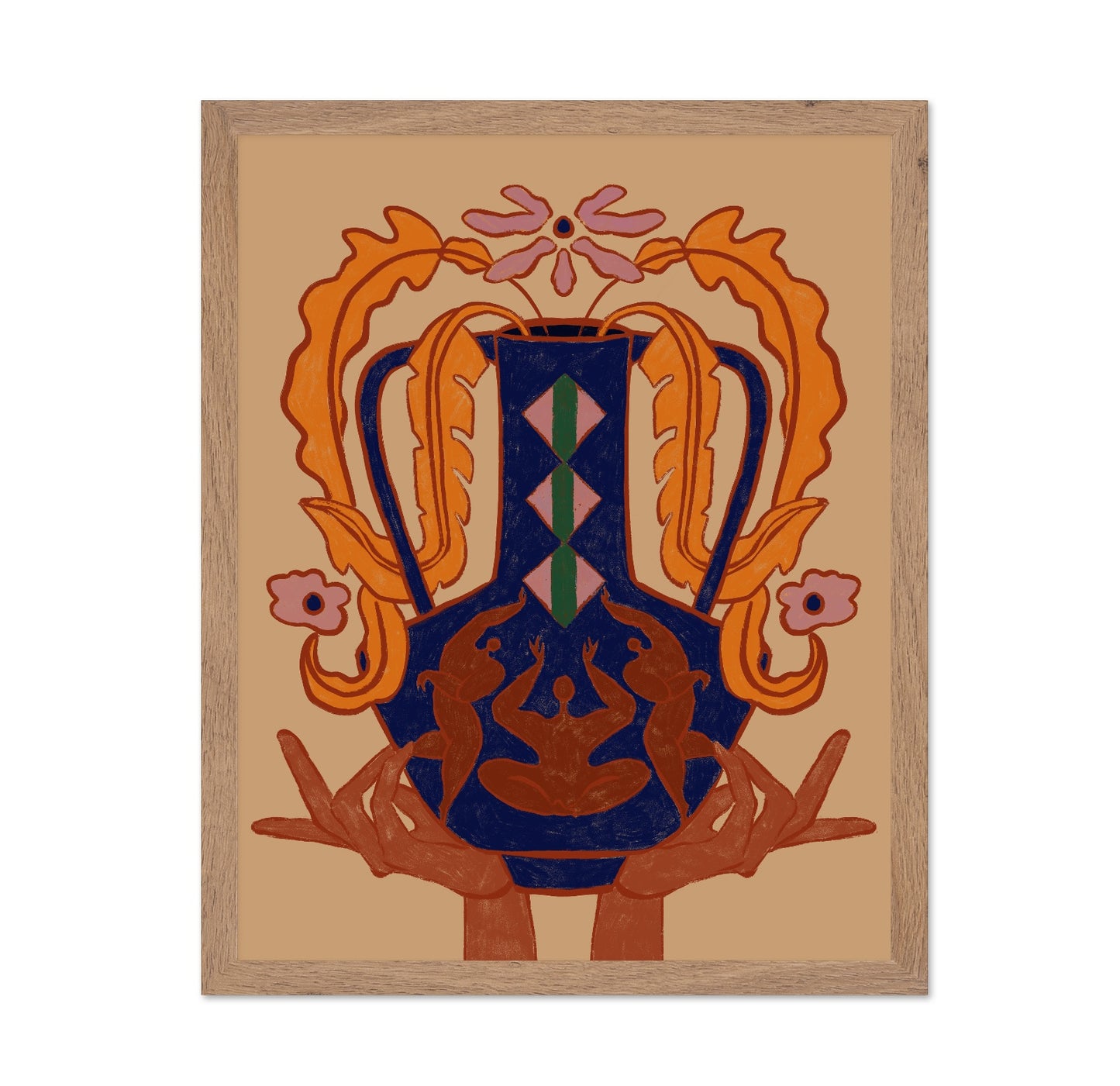 Ornate Frog Vase