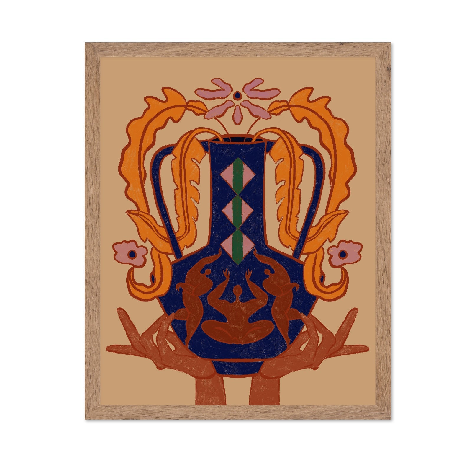 Ornate Frog Vase