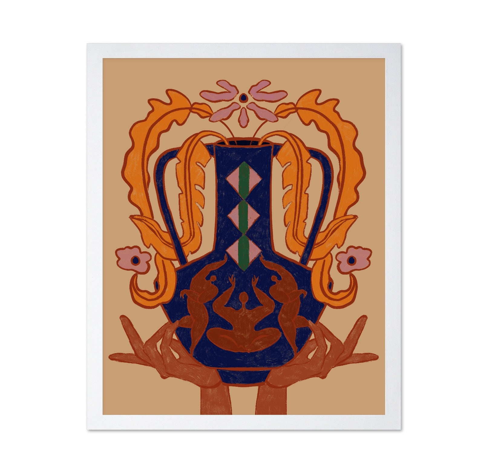 Ornate Frog Vase