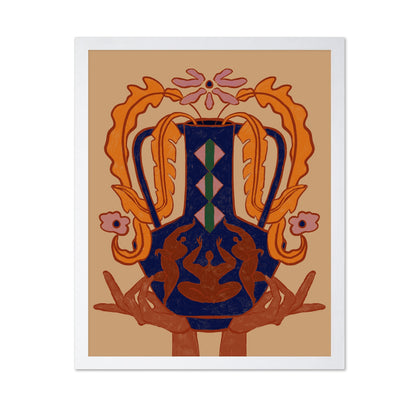 Ornate Frog Vase
