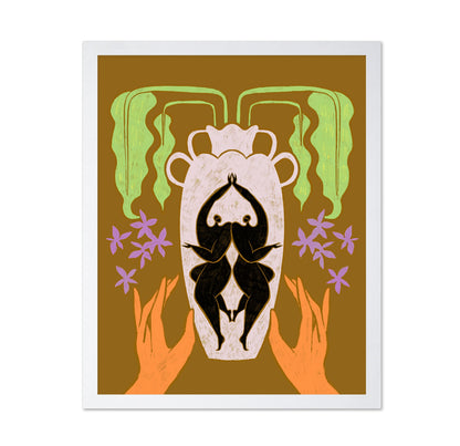 Twin Figures Vase