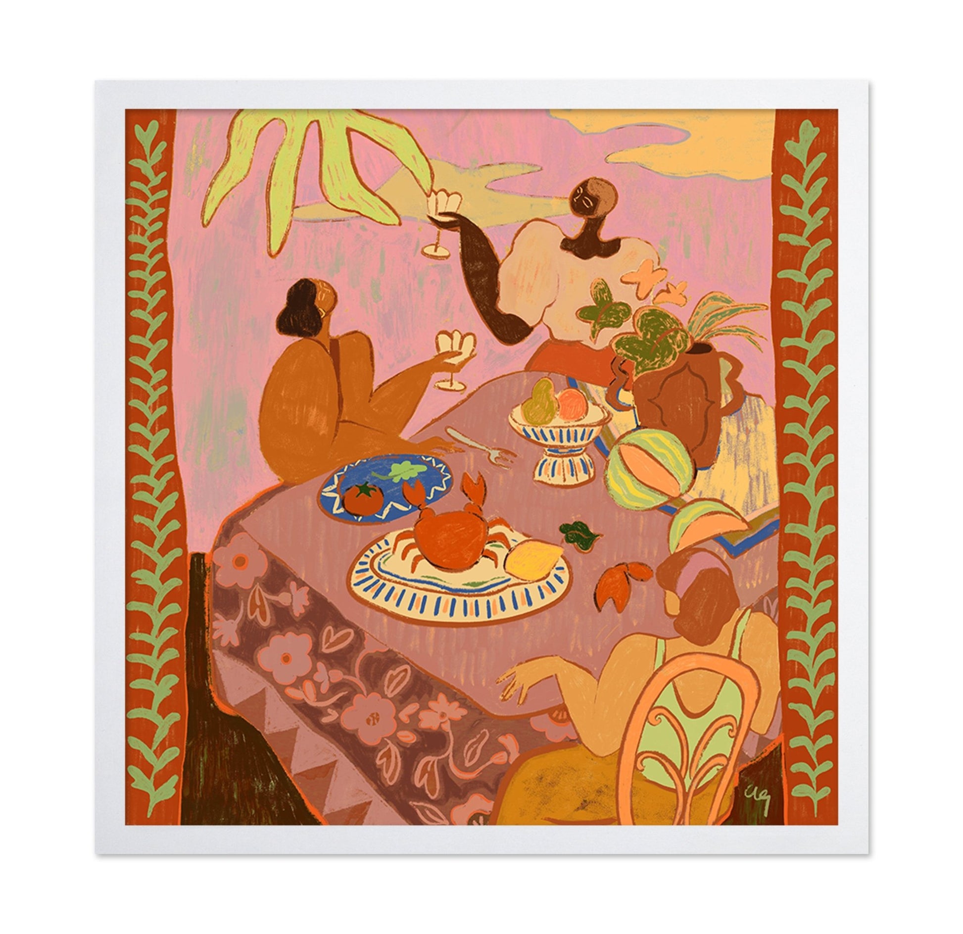 Dinner Gathering Scene