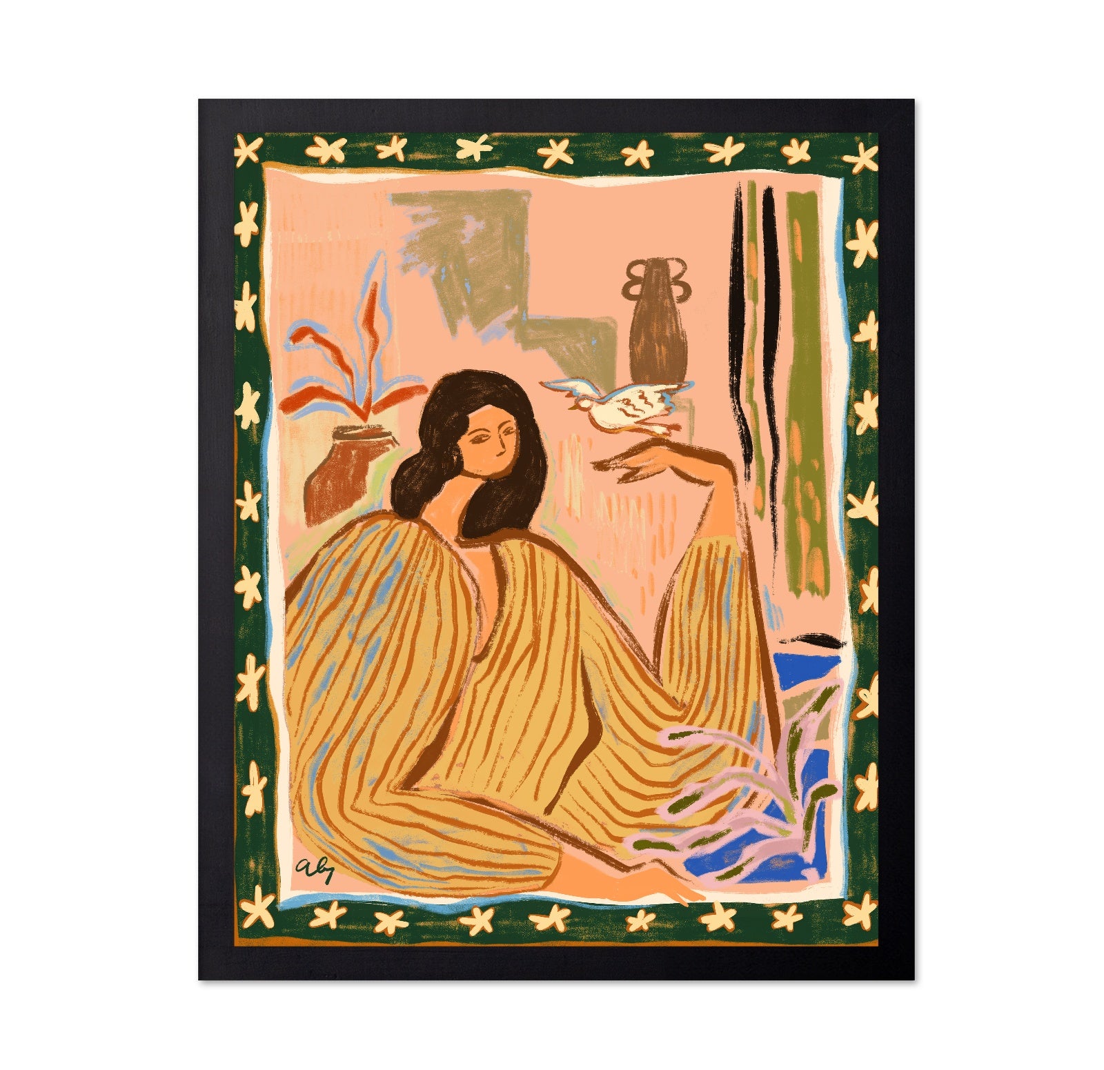 Woman With Bird
