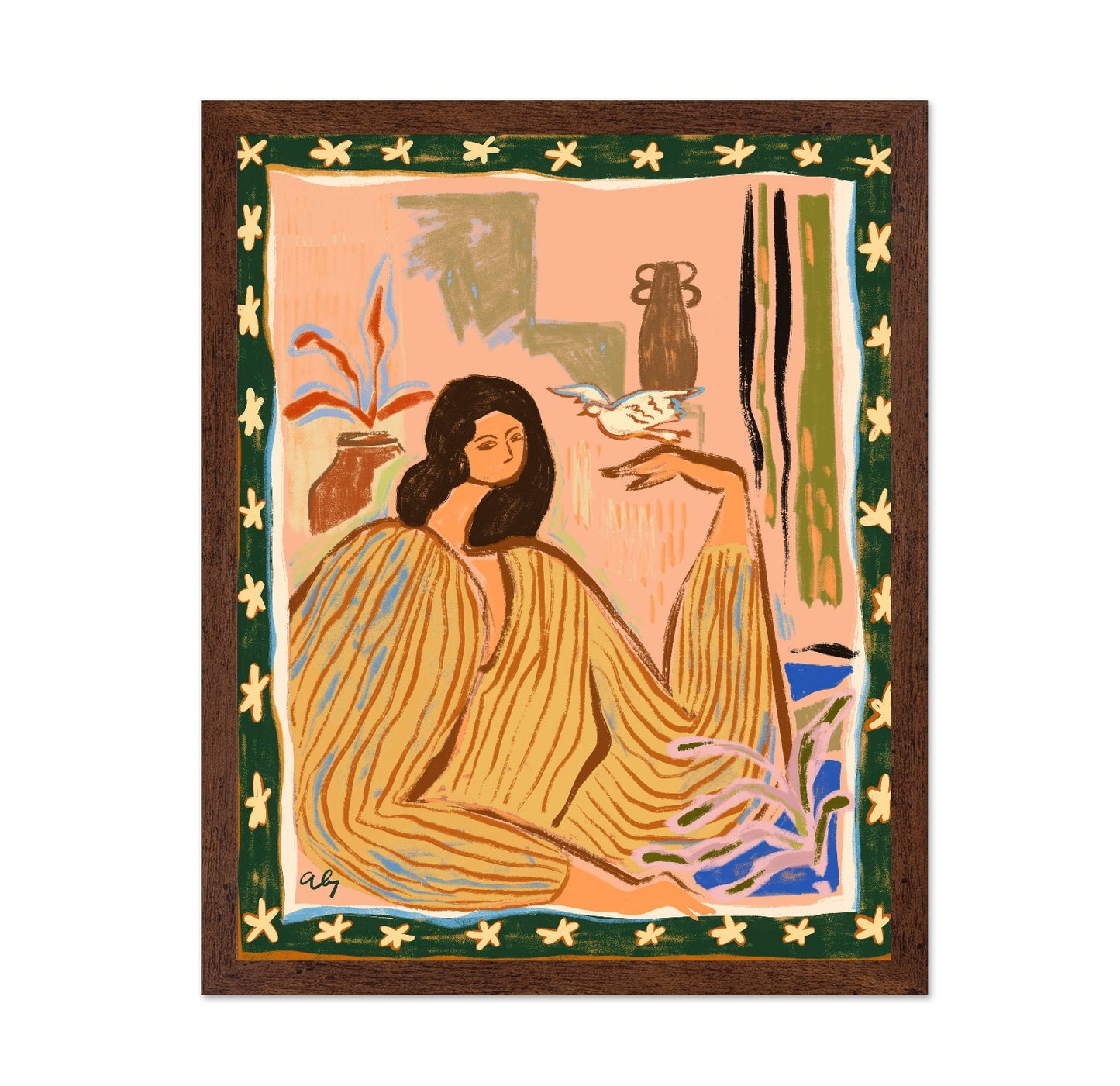 Woman With Bird
