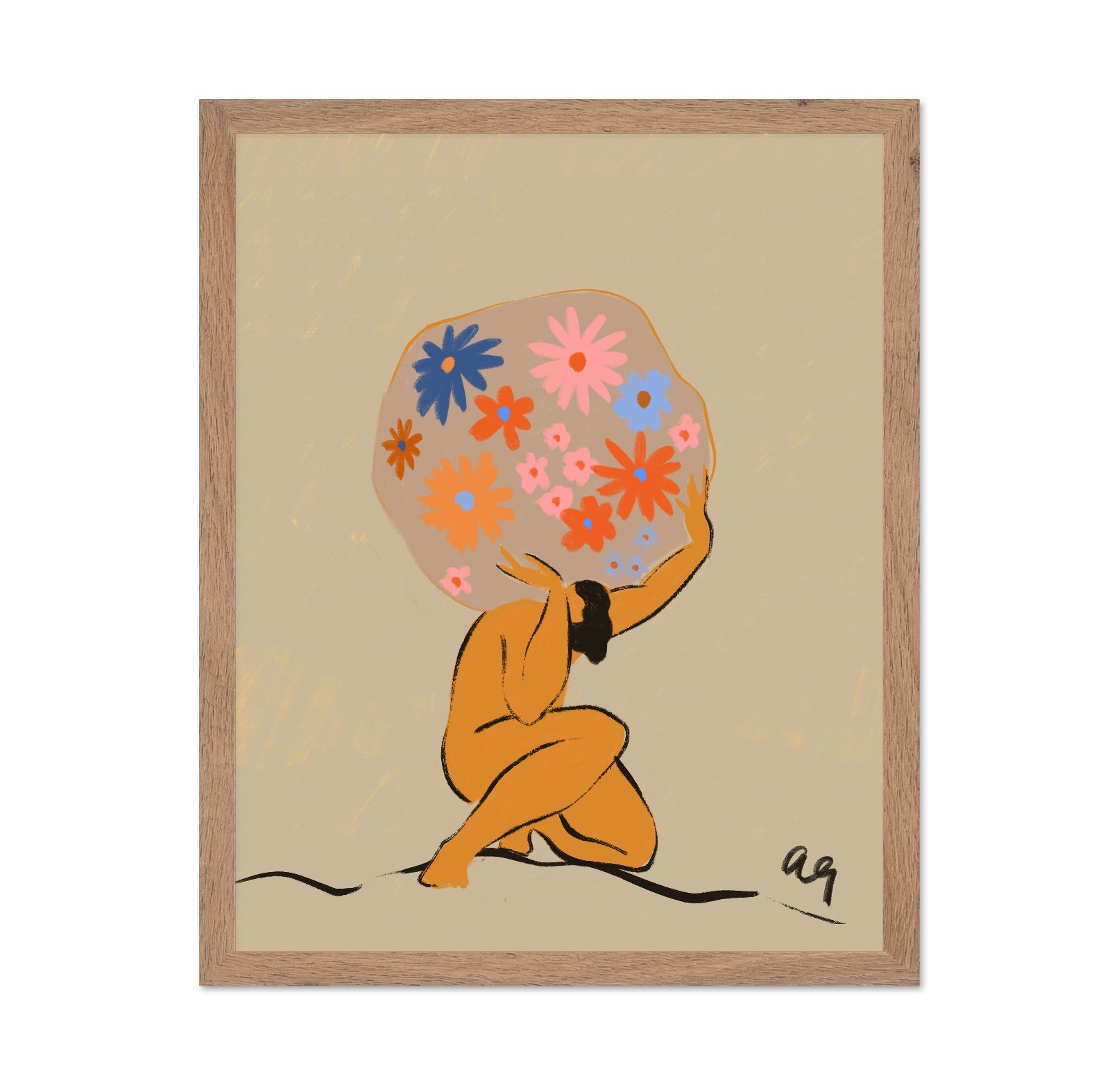 Floral Burden Figure