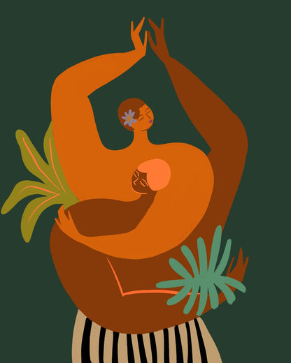 Mother Child Embrace No4