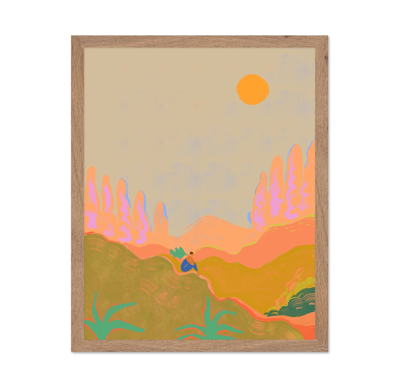 Sunlit Hills Pause