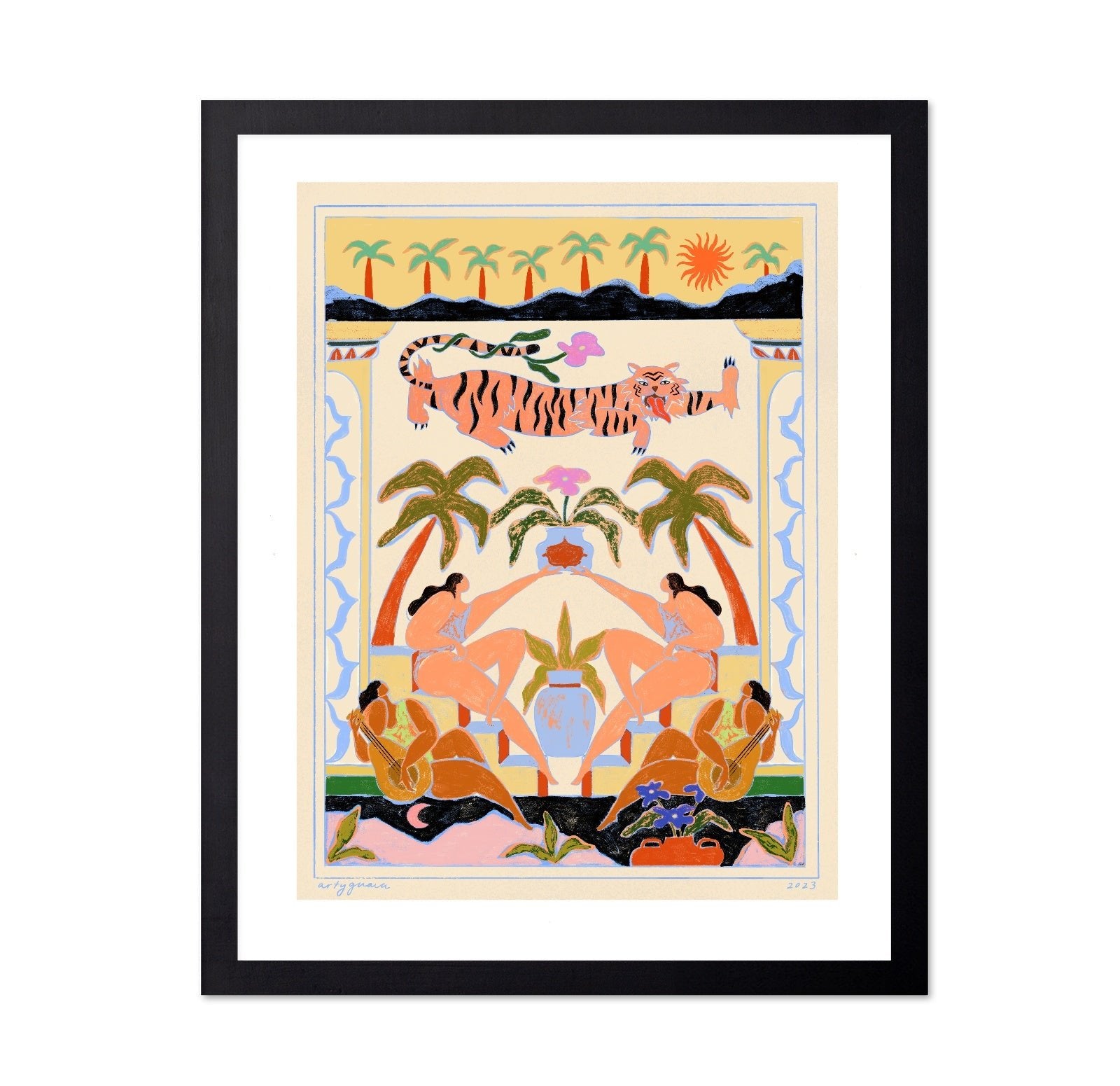 Tropical Mirror Scene
