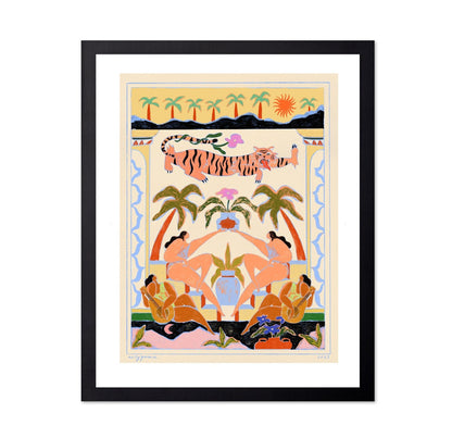 Tropical Mirror Scene
