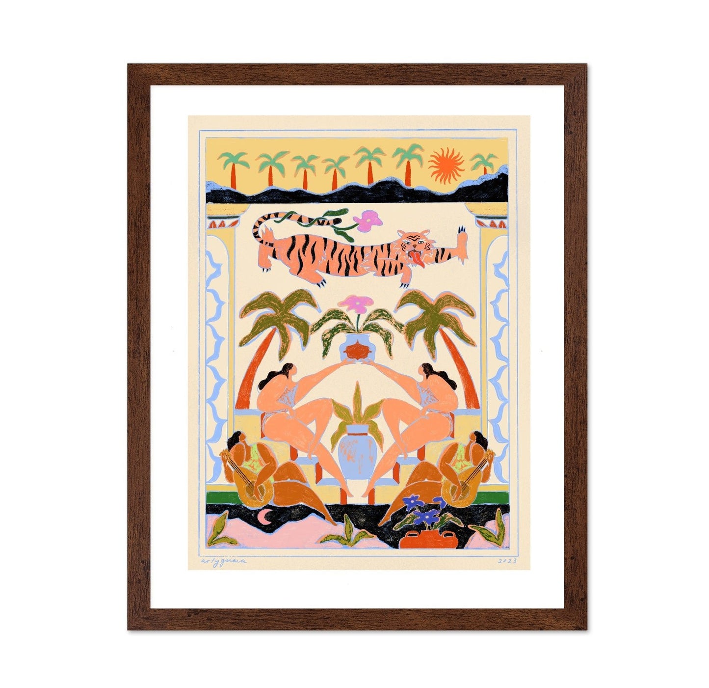 Tropical Mirror Scene