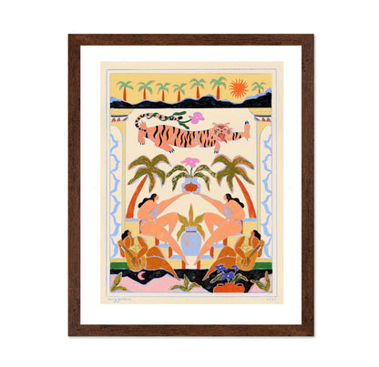 Tropical Mirror Scene
