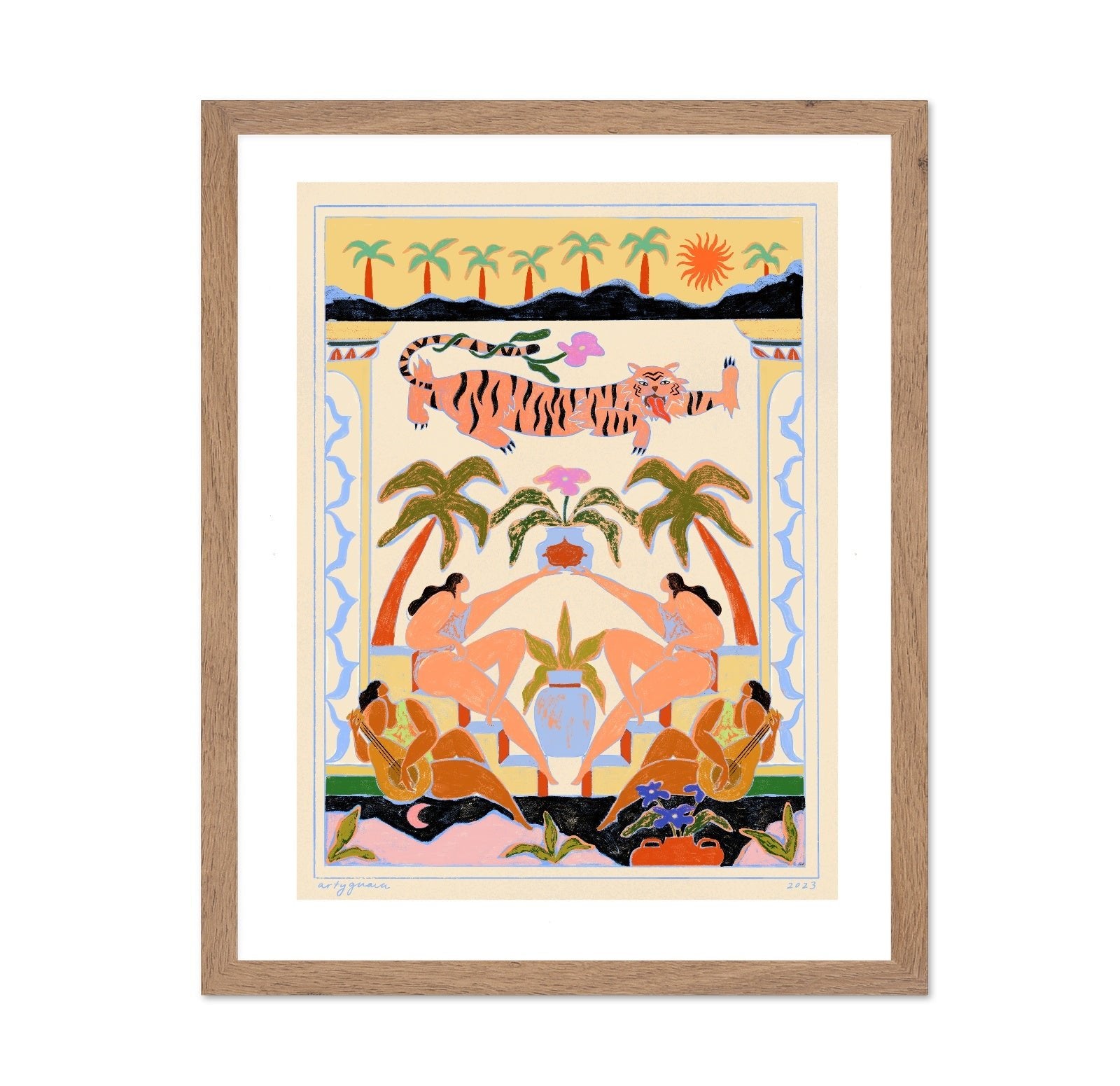 Tropical Mirror Scene