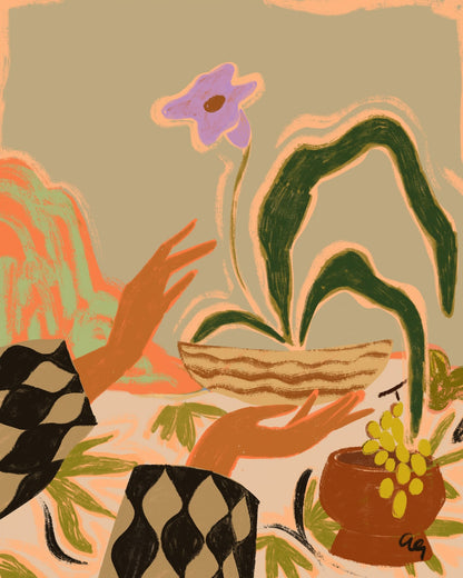 Botanical Still Hands