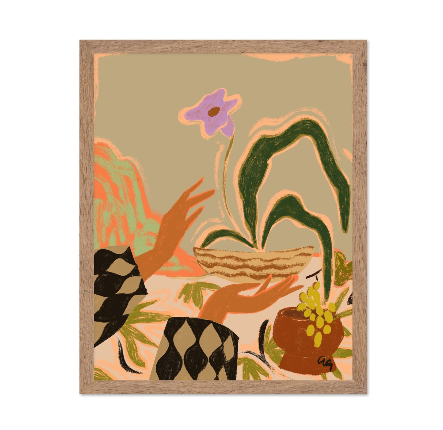 Botanical Still Hands