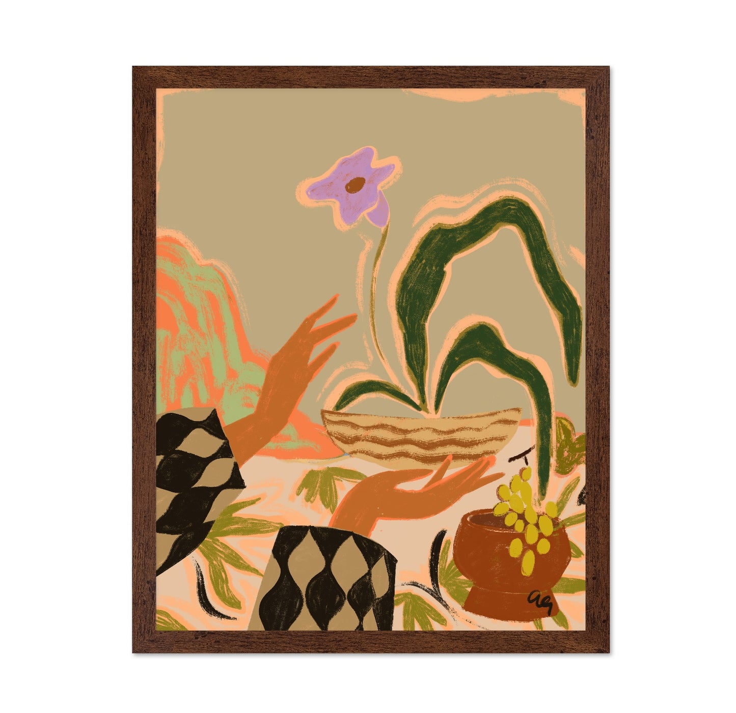 Botanical Still Hands