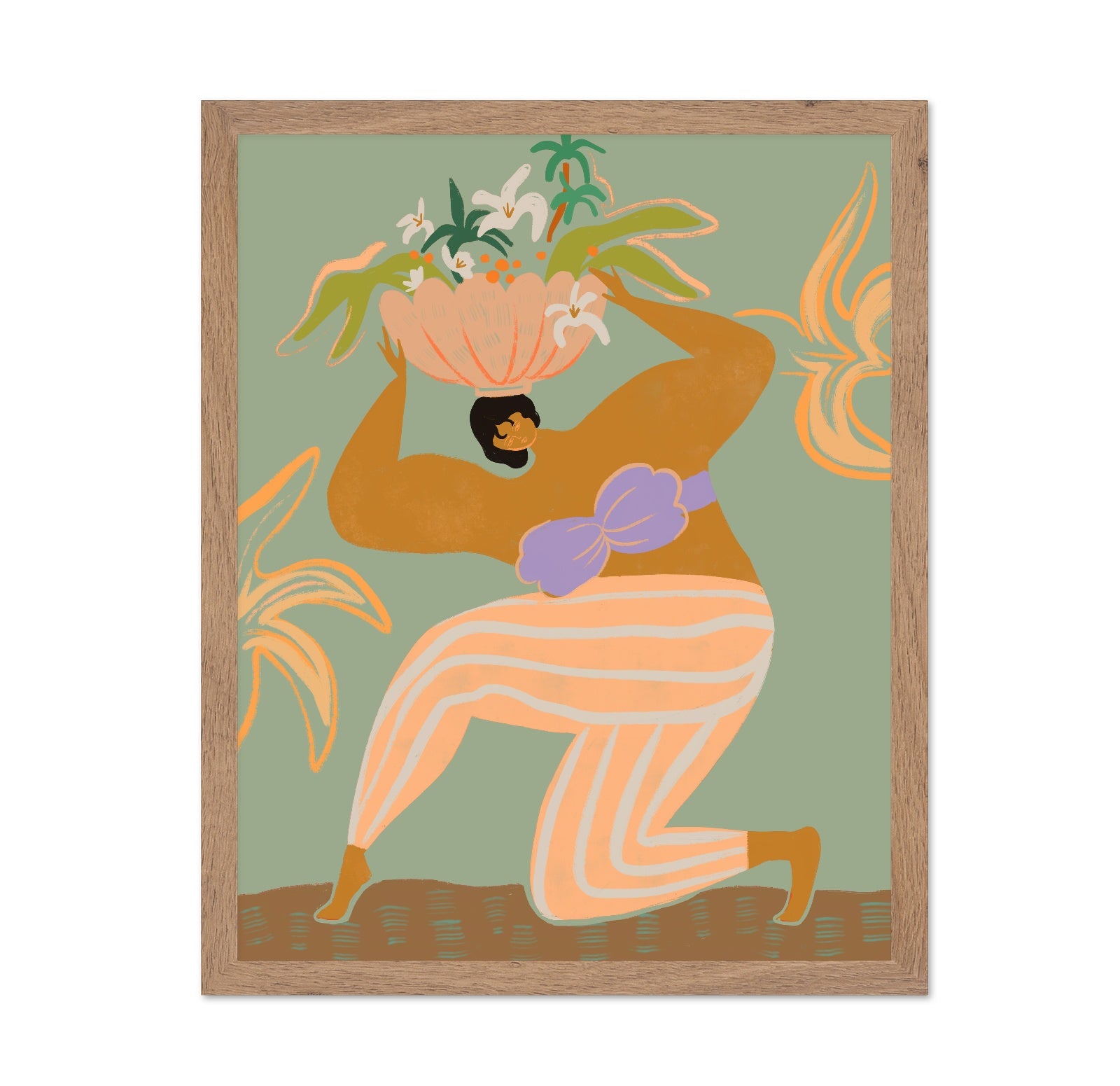 Balancing Floral Figure