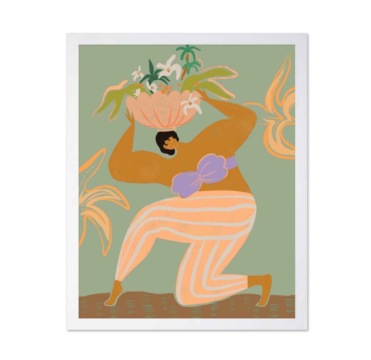 Balancing Floral Figure
