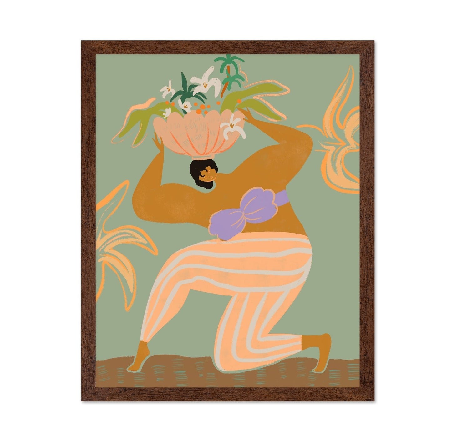 Balancing Floral Figure