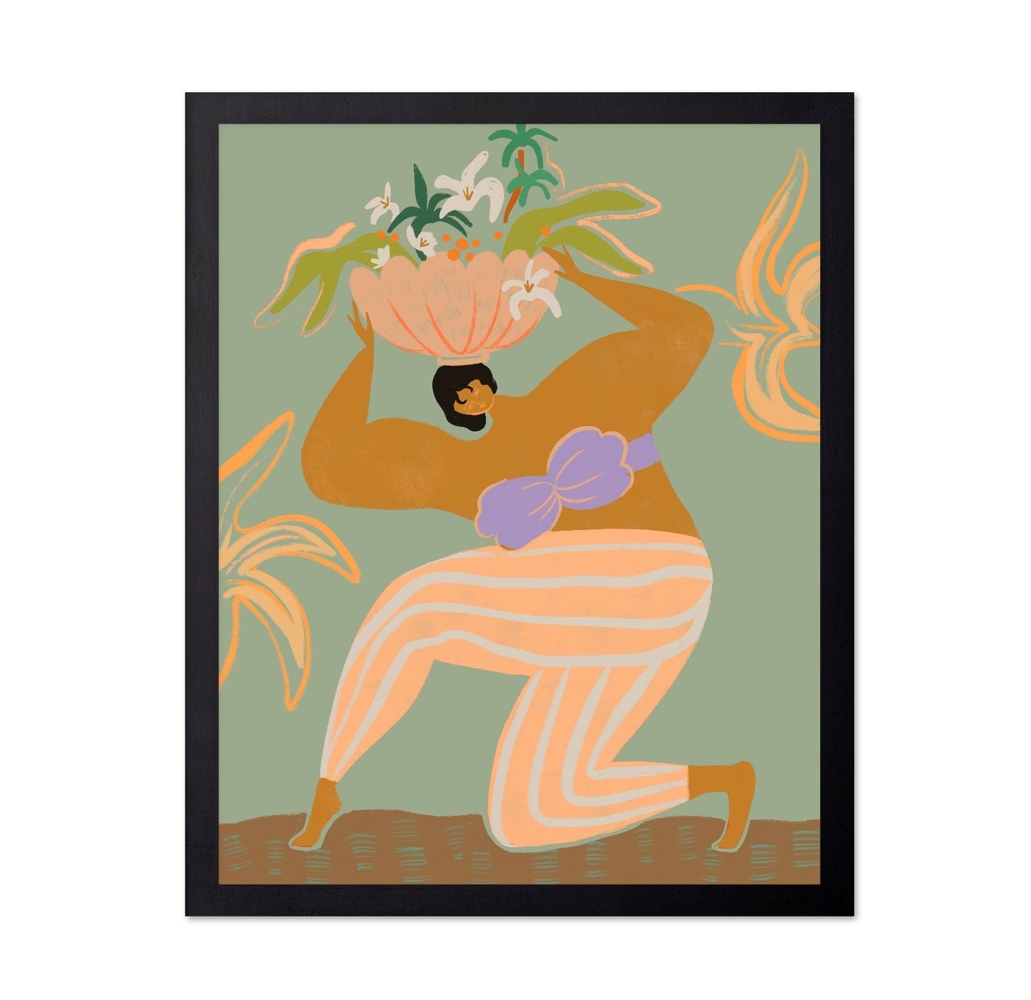 Balancing Floral Figure