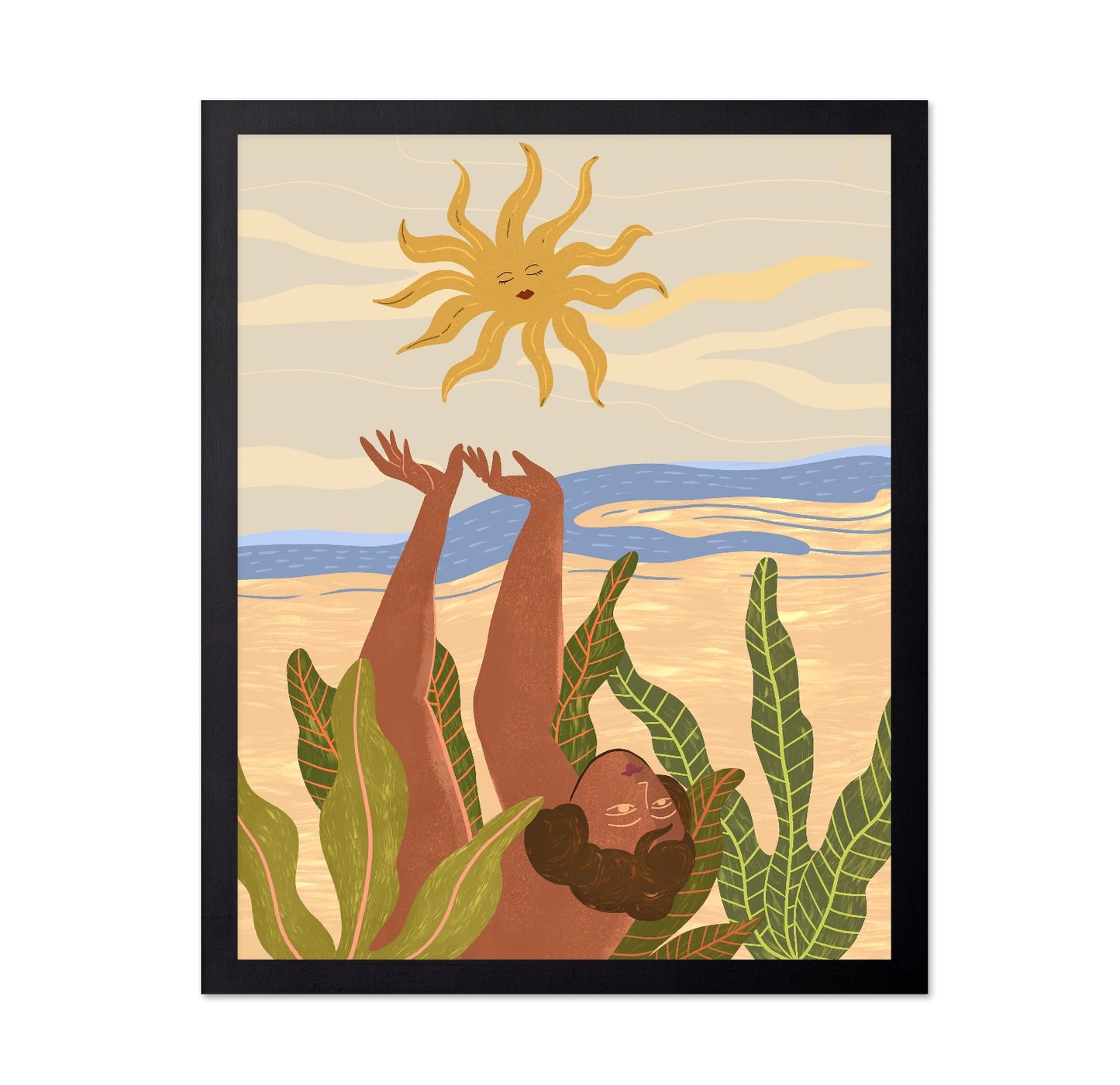 Sunlit Beach Stretch