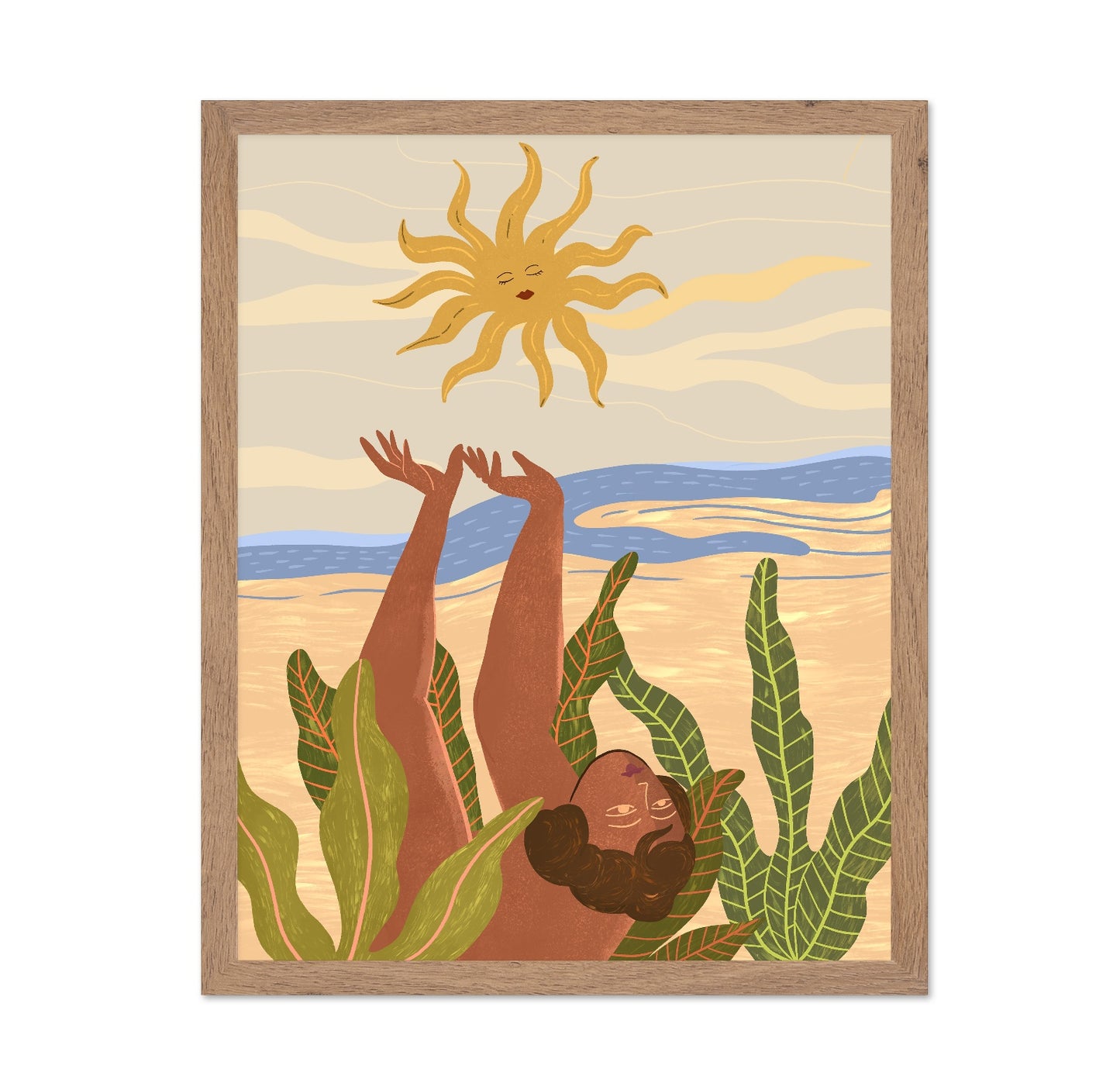 Sunlit Beach Stretch