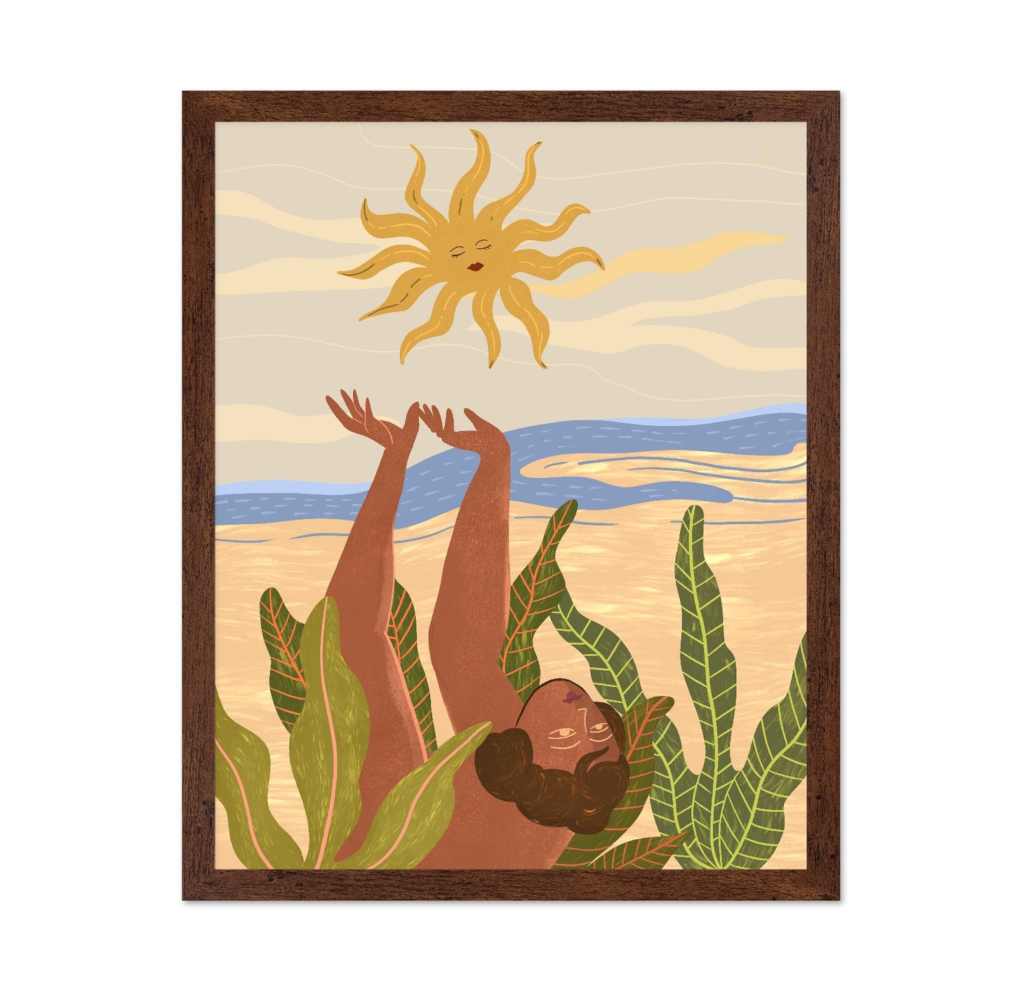 Sunlit Beach Stretch